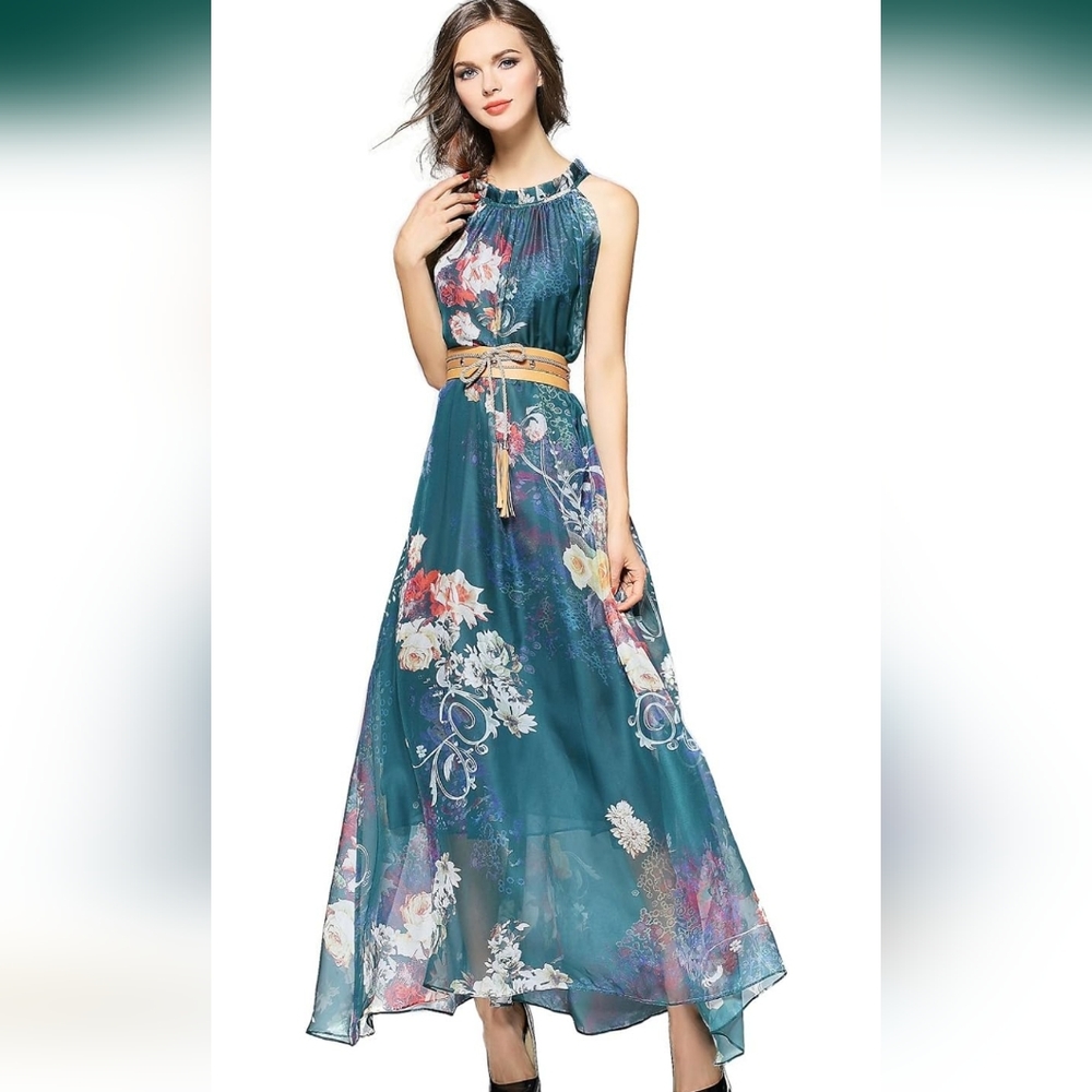 Floral flowing dress
